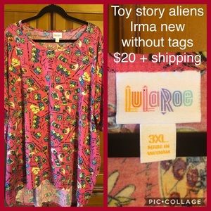 Lularoe Toy story Aliens new without tags.